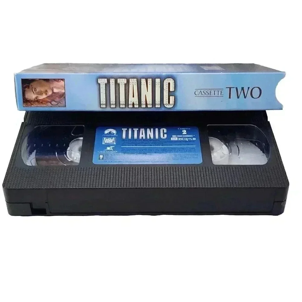Titanic (VHS, 1998, 2-Tape Set) Leonardo DiCaprio, Kate Winslet